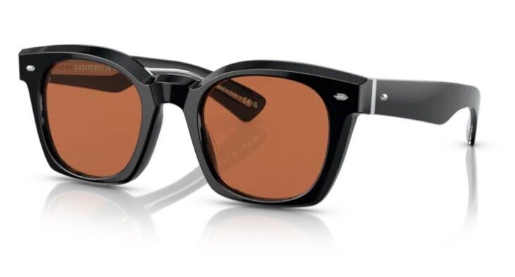 Oliver Peoples 0OV5498SU Merceaux 149253 Black/Persimmon Unisex Sunglasses