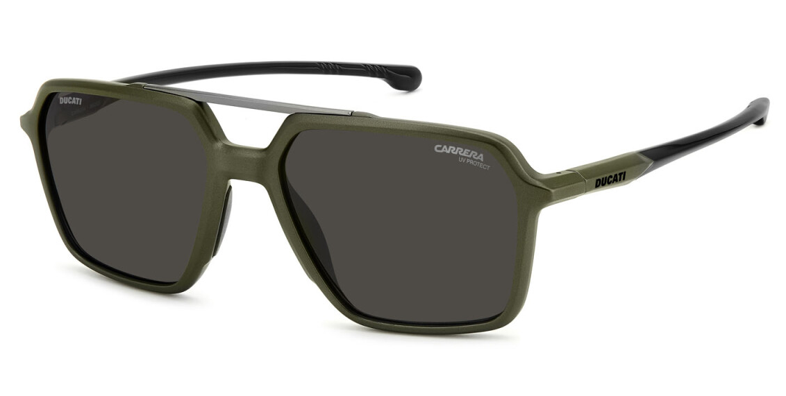 Carrera Ducati Carduc 042/S TBO 2K MilitaryGreen/Grey Rectangle Men's Sunglasses