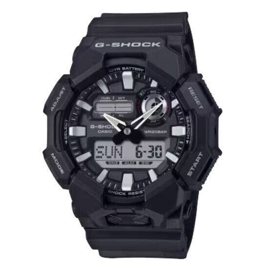 Casio G-Shock  Analog-Digital 10 Year Battery Life Black Watch GA010-1A