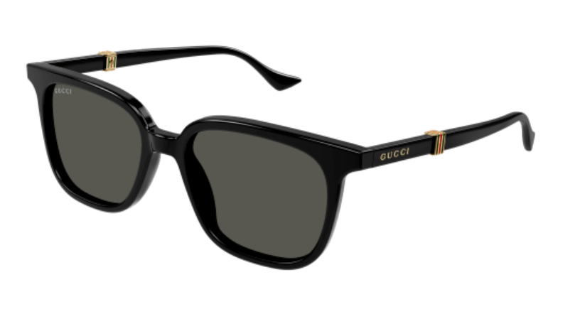 Gucci GG1493S 001 Black/Grey Square Men's Sunglasses