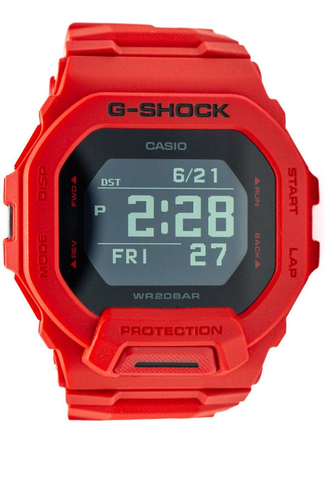 Casio G Shock Move 200 Series Black Dial Vibrant Red Men's Watch GBD200RD-4