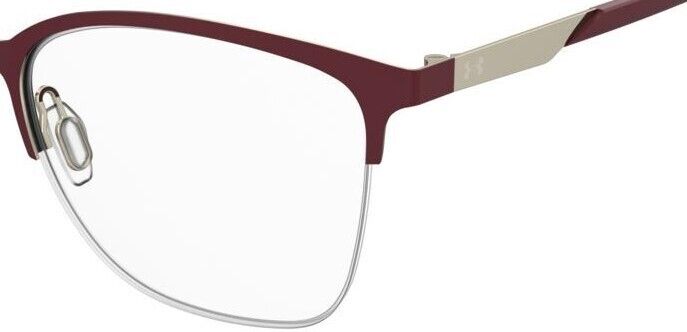 Under Armour UA 5082/G 6K3 Burgundy  Rectangular Women's Eyeglasses