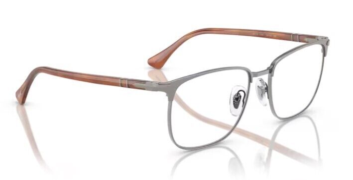 Persol 0PO1021V 1131 Gun Metal/Clear Square Shape 55mm Unisex Eyeglasses