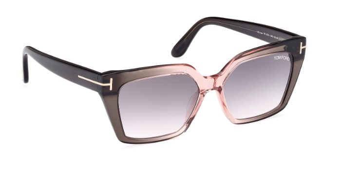 Tom Ford WINONA FT1030 20G Grey-Grey/Brown Gradient/Mirrored Women's Sunglasses