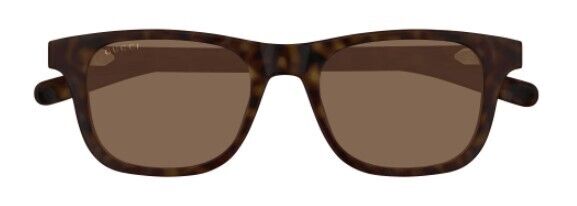 Gucci GG1671S 006 Havana/Brown Soft Square Men's Sunglasses