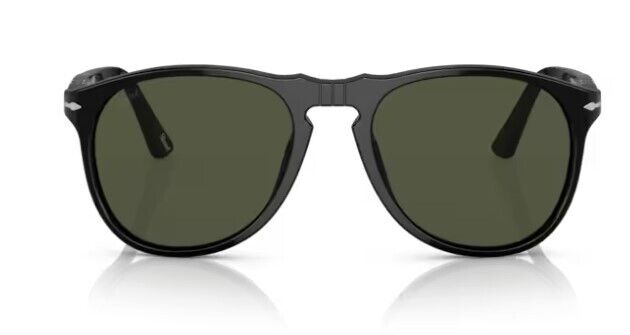 Persol 0PO9649S 95/31  Black/Green Oval Shaped Men's Sunglasses