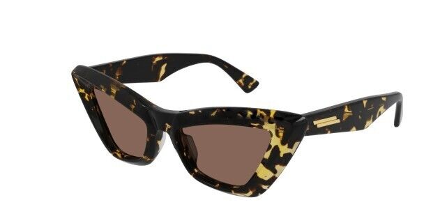 Bottega Veneta BV1101S 002 Havana/Brown Cat Eye Women's Sunglasses