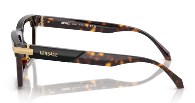 Versace 0VE3354 5466 Top black/Havana 53mm Men's Eyeglasses