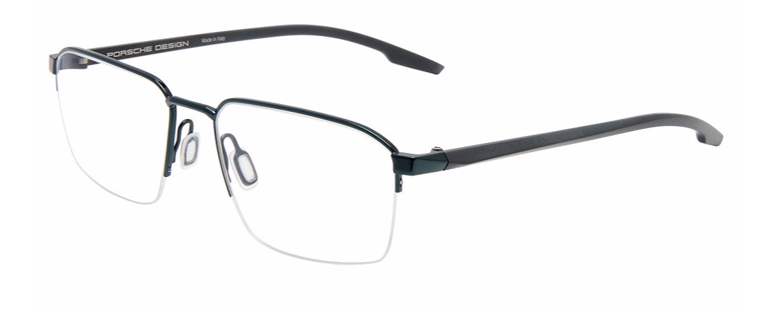 Porsche Design P8763 D Blue Rectangular Men's Eyeglasses