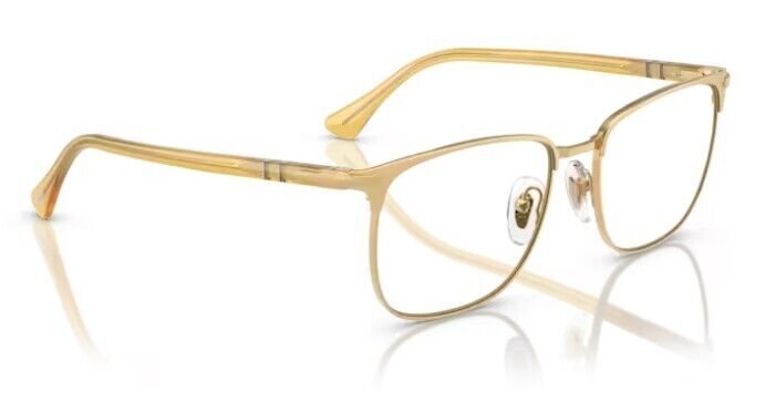 Persol 0PO1021V 1129 Gold - Miele / Clear Square Shape 53mm Unisex Eyeglasses