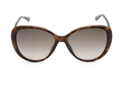 Jimmy Choo AMIRA/G/S 0086/HA Havana/Brown Gradient Cat Eye Women's Sunglasses