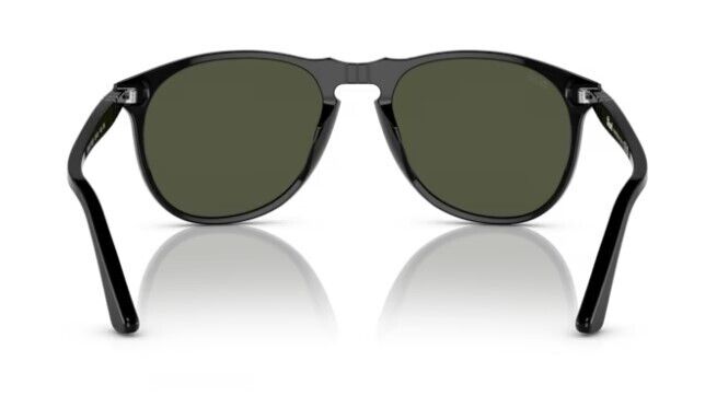 Persol 0PO9649S 95/31  Black/Green Oval Shaped Men's Sunglasses