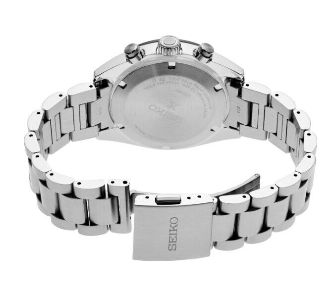 Seiko Prospex Speedtimer Solar Chronograph Black Dial Men's Watch SSC819
