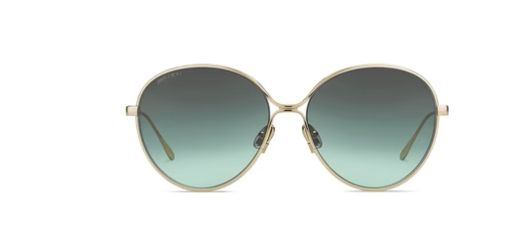 Jimmy Choo Neva/F/S PEF/IB Gold-Green/Gray-Green Gradient Women's Sunglasses