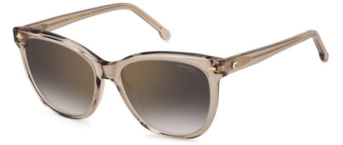 Carrera  3043/S FWM/FQ/Nude /Grey Shaded Gold Mirrored Women's Sunglasses