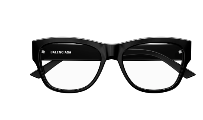 Balenciaga BB0309O 001 Black Square Men's Eyeglasses