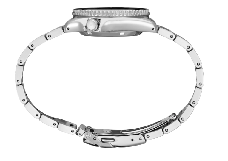 Seiko 5 Sports SKX Ivory Dial Dark Grey Bezel Stainless Steel Men's Watch SRPK31