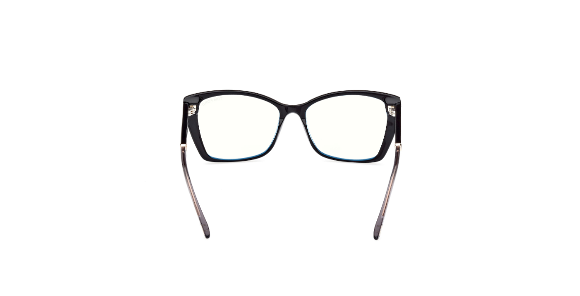 Tom Ford FT5893 001 Shiny Black Square Women's Eyeglasses