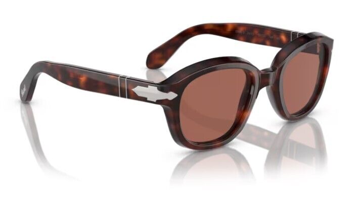 Persol 0PO0060S 24/H2 Havana/Brown Soft Square 52mm Women's Sunglasses