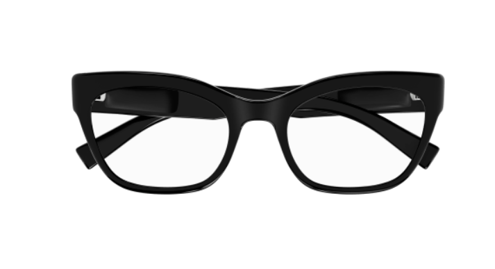 Saint Laurent SL 643 001 Black Round Women's Eyeglasses