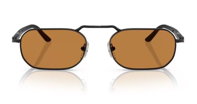 Persol 0PO1020S 107853 Demigloss black /Yellow brown Oval Shape Unisex Sunglases