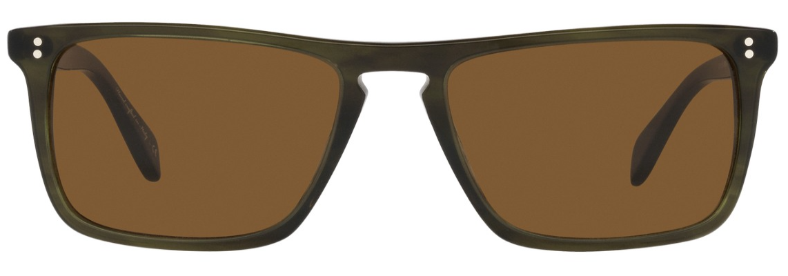 Oliver Peoples Bernardo OV5189S 168053 56 Emerald Bark/Brown Men's Sunglasses