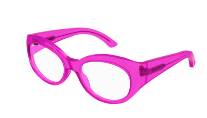 Balenciaga BB0268O 004 Fuchsia Cat Eye Women's Eyeglasses