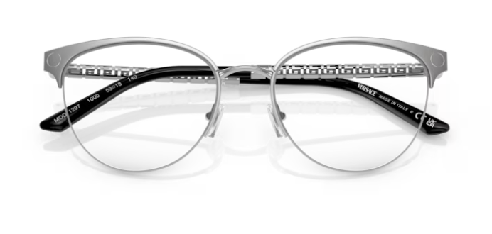 Versace 0VE1297 1000 Silver 53mm Cat-Eye Women's Eyeglasses