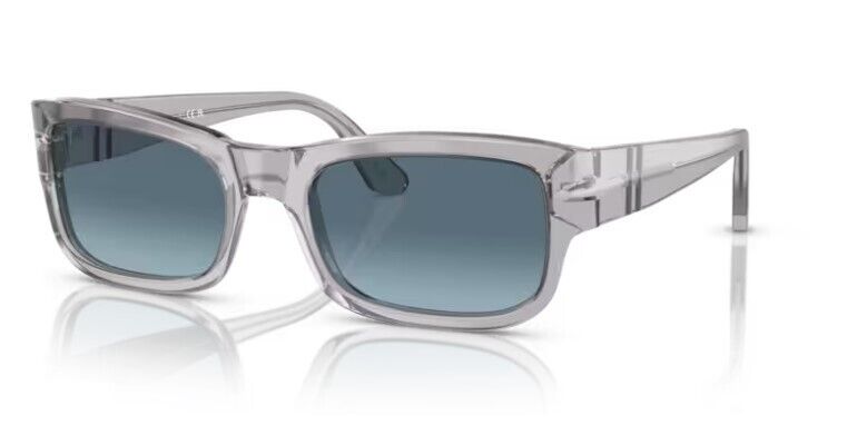 Persol 0PO3326S 309/Q8 Transparent grey/Azure Gradientblue 57mm Men's Sunglasses