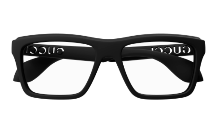 Gucci GG1573O 001 Black Square Men's Eyeglasses