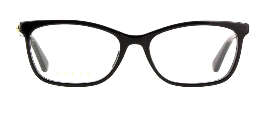 Gucci GG0613O 001 Black Cat Eye Women's Eyeglasses