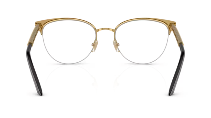 Versace 0VE1297 1516 Gold/Matte black 53mm Cat-Eye Women's Eyeglasses