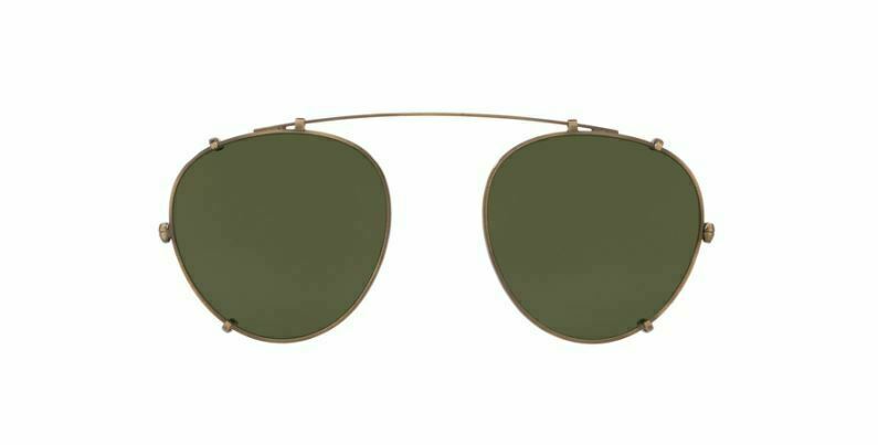 Oliver Peoples 0OV1104C MP-2 528471 Antique Gold Green/Green Men's 46mm Clip On