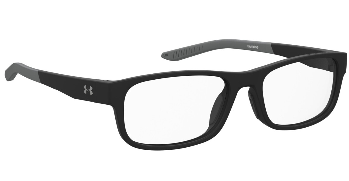 Under Armour UA 5079 003 Matte Black Rectangular Men's Eyeglasses