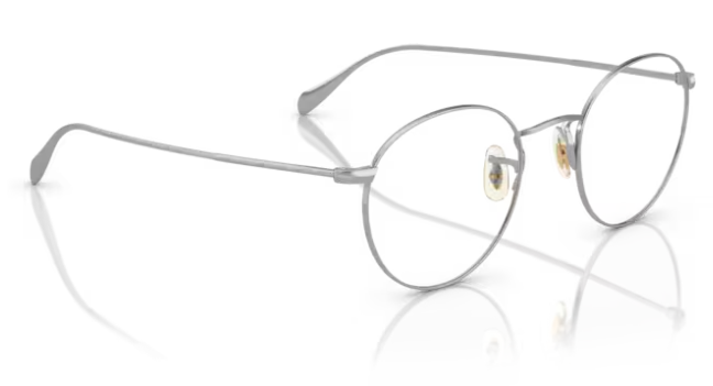 Oliver Peoples Coleridge 0OV1186 5036  Silver Round Men's Eyeglasses