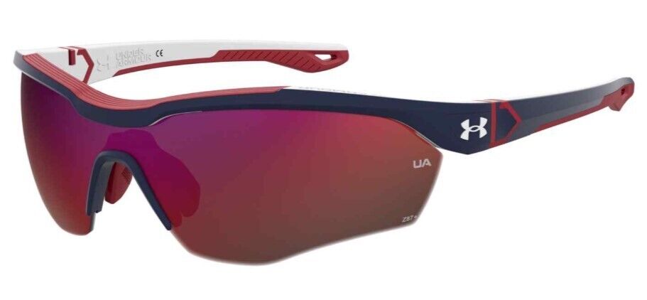 Under Armour  UA-Yard-Pro 0ZE3-B3 Matte Blue/Grey Men's Sunglasses