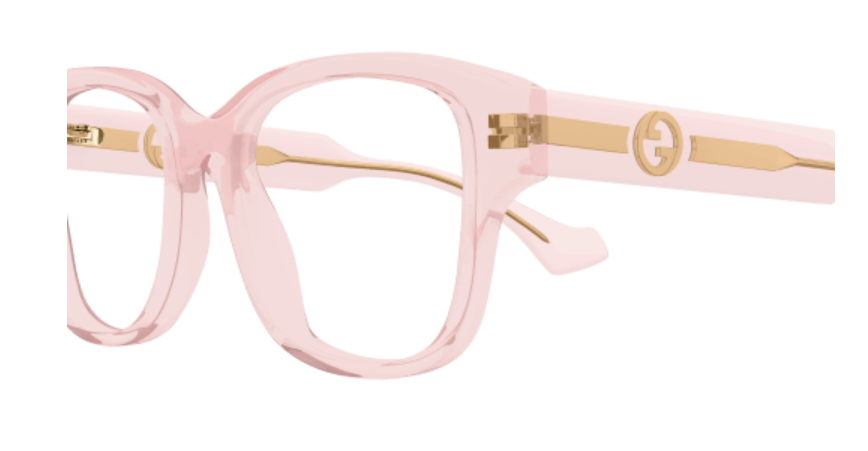 Gucci GG1775O 003 Nude Square Women's Eyeglasses