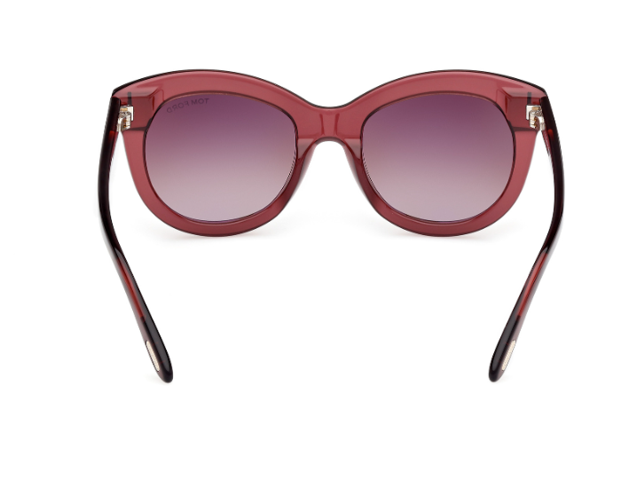 Tom Ford ODETTE FT1189 69T Shiny Bordeaux/Gradient Bordeaux Women's Sunglasses