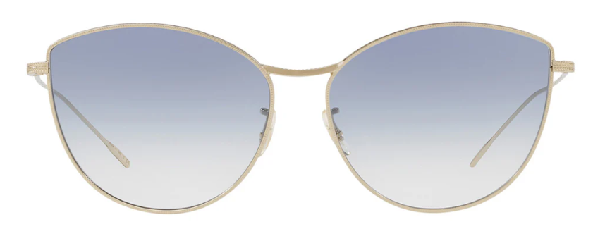 Oliver Peoples Rayette OV1232S 5035 Gold/Light Blue Gradient Women's Sunglasses