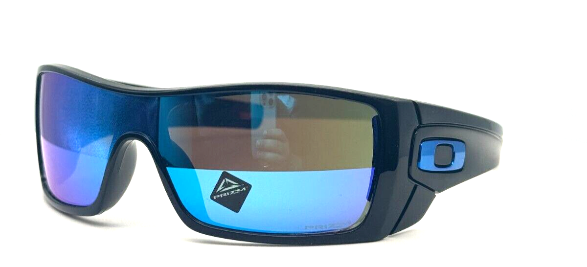 Oakley OO 9101 5827 Bat wolf Black/Prizm Sapphire Shield Men's Sunglasses