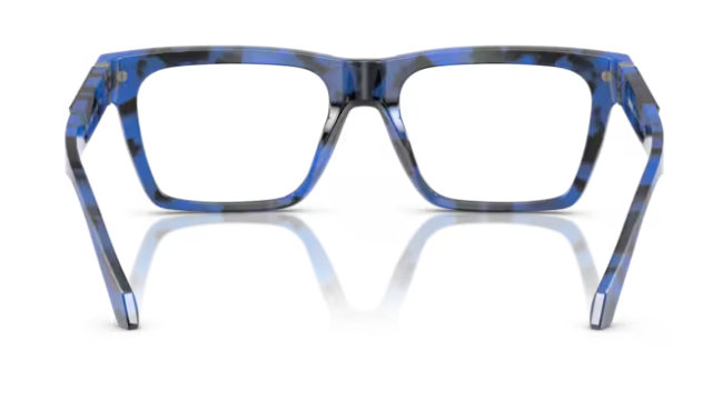 Versace 0VE3354 5460 Black Havana Blue 55mm Men's Eyeglasses