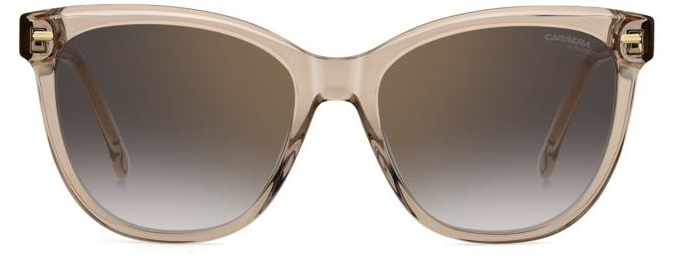 Carrera  3043/S FWM/FQ/Nude /Grey Shaded Gold Mirrored Women's Sunglasses