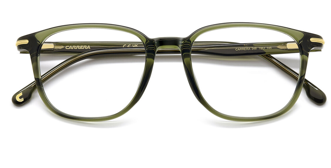 Carrera 348 TMO Military green Rectangular Men's Eyeglasses