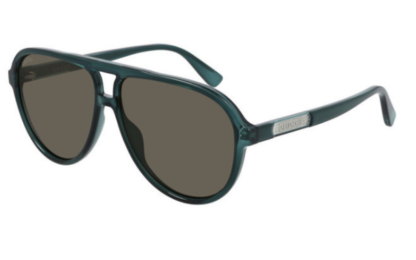 Gucci GG0935S 008 Blue/Brown Oval Women's Sunglasses