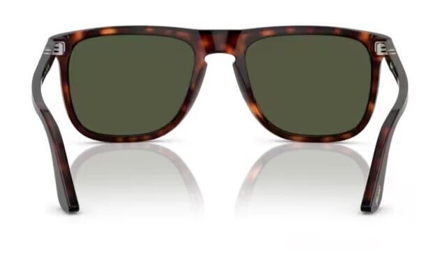 Persol 0PO3336S 24/31 Havana/ Green Oval Shaped 57mm Women's Sunglasses