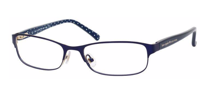 Kate Spade Ambrosette DA4 Navy Rectangular Women's Eyeglasses