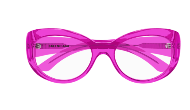 Balenciaga BB0268O 004 Fuchsia Cat Eye Women's Eyeglasses