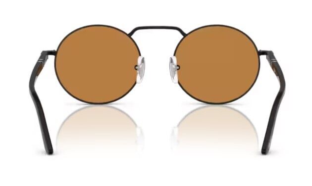 Persol 0PO1019S 107853 Demigloss black/Yellow brown Oval Shape Unisex Sunglasses