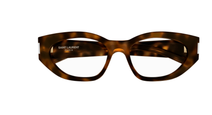 Saint Laurent SL 638 OPT 003 Havana Oval  Women's Eyeglasses