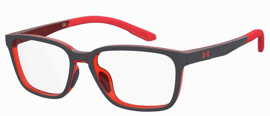 Under Armour  UA-9010 08LE-00 Grey Coral Rectangular Teen Eyeglasses